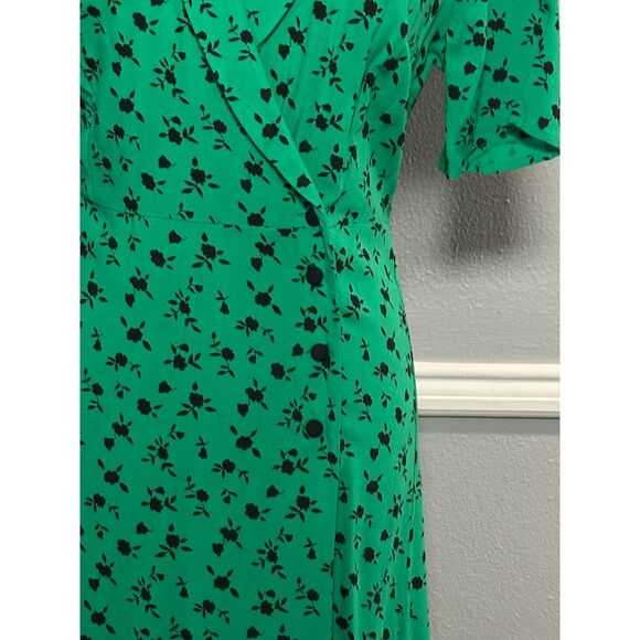 ASOS DESIGN CASUAL CLASSY FEMININE DANITY FLORAL MINI WRAP DRESS US SIZE 4 - Picture 4 of 5